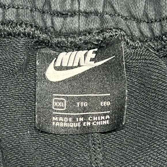 Nike Sportswear NSW Swoosh Logo Shorts French Terry Black XXL 2XL - Picture 7 of 9